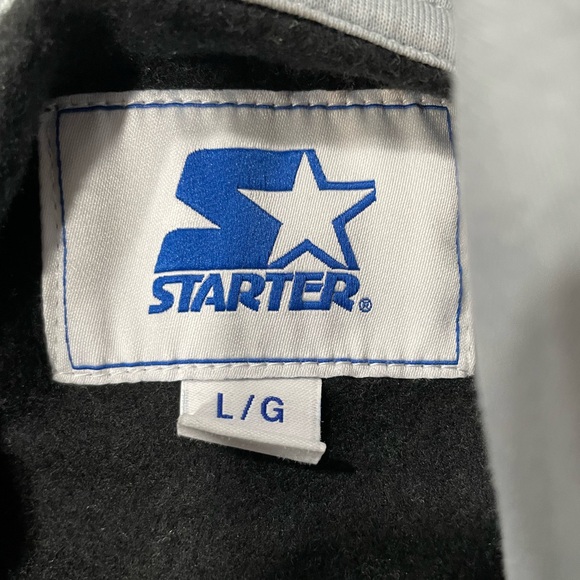 Las Vegas Raiders Starter Men’s Hockey Style Hoodie Retails For $125 - Picture 12 of 15